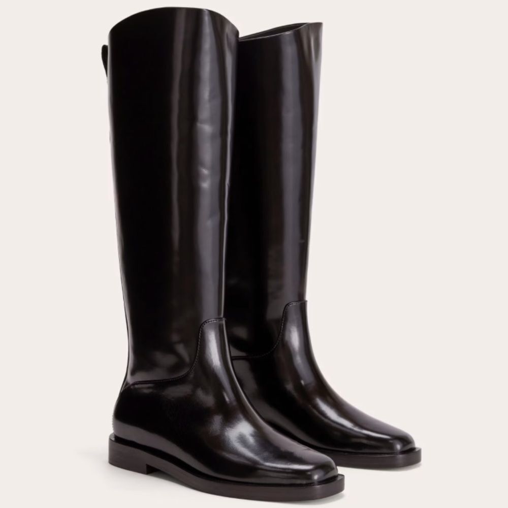 Everlane Shoes 10 Riding Boot Black - Picture 2 of 11